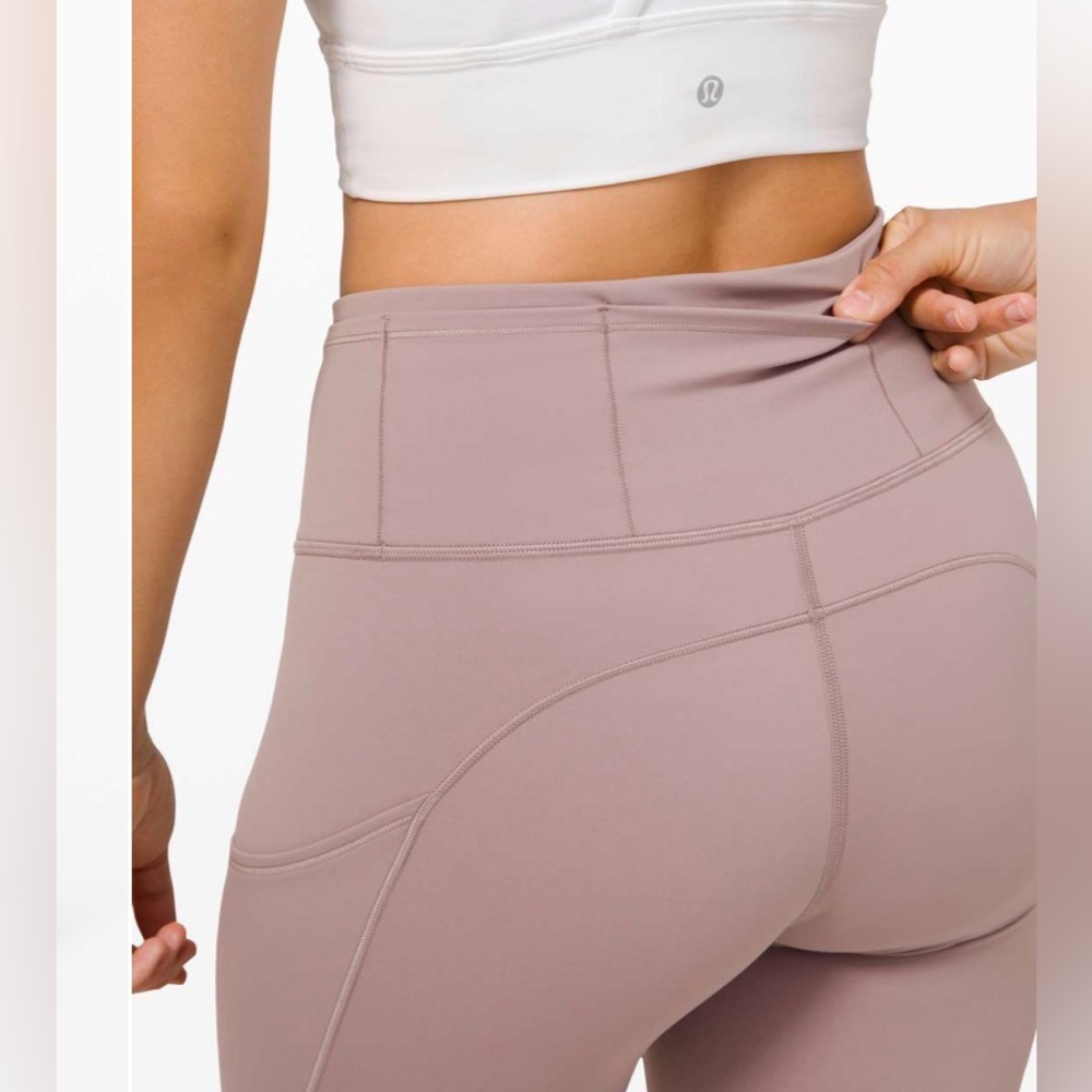 Lululemon fast and free HR Legging w/pkts size 4